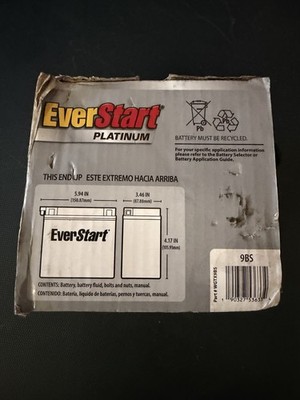 Everstart Platinum Power Sport Battery 9BS