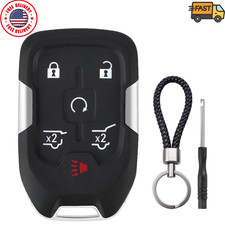 6 Button Key Fob Case Shell for Chevy Suburban Tahoe GMC Yukon XL Denali 2015 ..