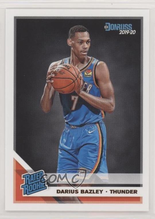 2019-20 Panini Donruss Rated Rookie Darius Bazley #249 5i3