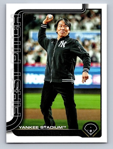 Hideki Matsui #FPU-6 2025 Topps Update First Pitch card