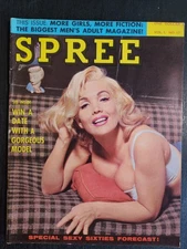 SPREE MAGAZINE #17 VINTAGE 1960 MEN'S INTEREST AND PINUPS VANJIE JOHNS FN+