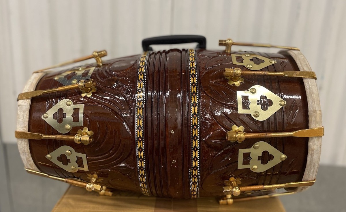 Brass Fitting Dholak