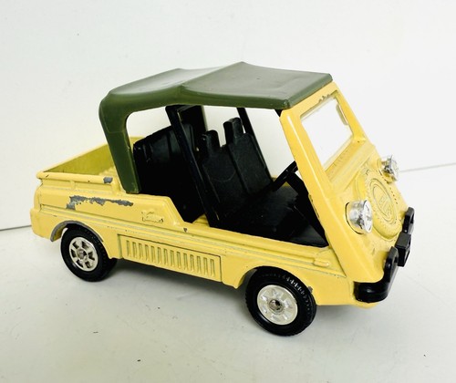 1975 Tomica No.55 Honda Vamos Diecast 1/64 - Yellow w/ Removable Roof Japan Made - Picture 2 of 9