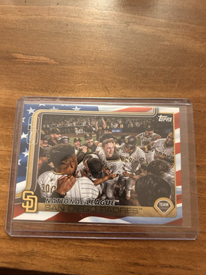 2025 Topps Series 1 American Flag/Independence Day team card #/76