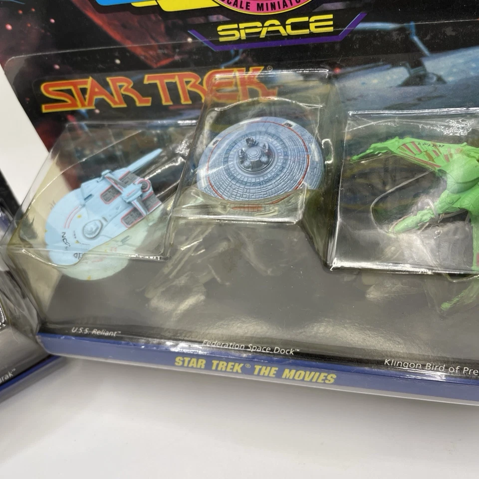 Lote De 2 Micro Máquinas Star Trek 1994 Colección Enterprise Reliant Foto 2 de 3