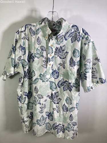 REYN SPOONER Multi-pattern Short Sleeve Button Jeans Men - Size M