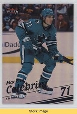 2025-26 Upper Deck Fleer Ultra SP Rainbow Foil Macklin Celebrini #109 READ