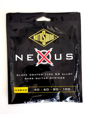 New ROTOSOUND NEXUS NXB40 Coated Type 52 Alloy BLACK BASS Guitar STRINGS 40-100