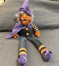 Vintage Wicked Witch 27” Plush Doll Stuffins 1997 Halloween Stuffed Animal