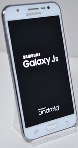 Samsung Galaxy J5, SM-J500FN, weiß, 8GB, Grade C, entsperrt