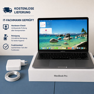 Apple MacBook Pro 13 Zoll 16GB RAM 500GB SSD 4x2GHz i5 NEUES MacOs Tahoe SiriAI