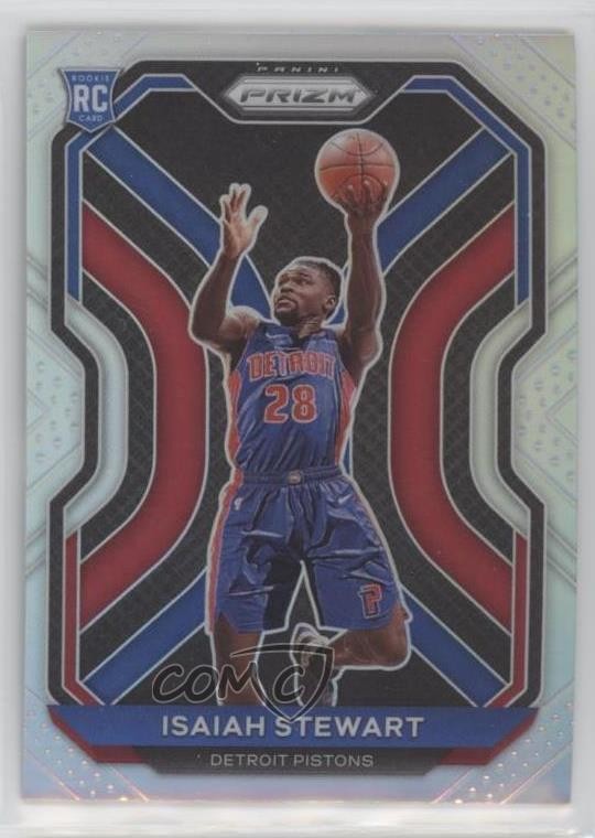 2020-21 Panini Prizm Silver Prizm Isaiah Stewart #254 Rookie RC 13w9