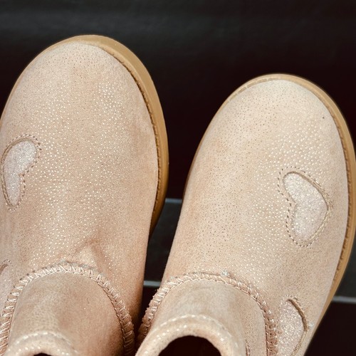 Stivaletti Jellypop bambino ragazza taglia 11 M bianca rosa cuore glitter cerniera - Foto 7 di 11