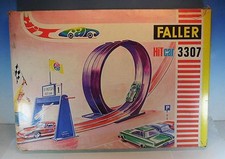 Faller Hit Car 3307 Looping Bahn mit 2 x VW 181 Auto in OVP #1252