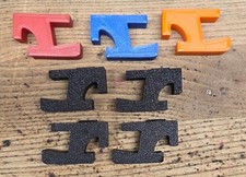 4 hinges 2 sets  for Dual Turntable Dust Cover United Audio 1209, 1210, 1211..