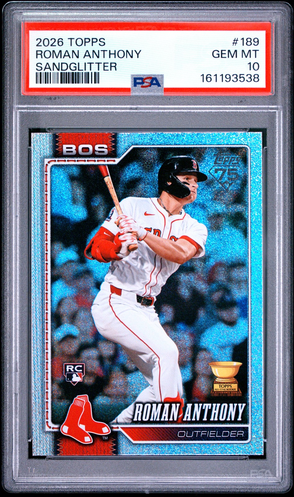 2026 TOPPS SANDGLITTER #189 ROMAN ANTHONY PSA 10