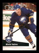  26 Rick Vaive 22 Sabres 1991 Proset Hockey Sports Trading Card 