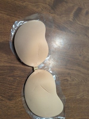 Mango Shape Adhesive Push Up Bra Set nude Size C NEW