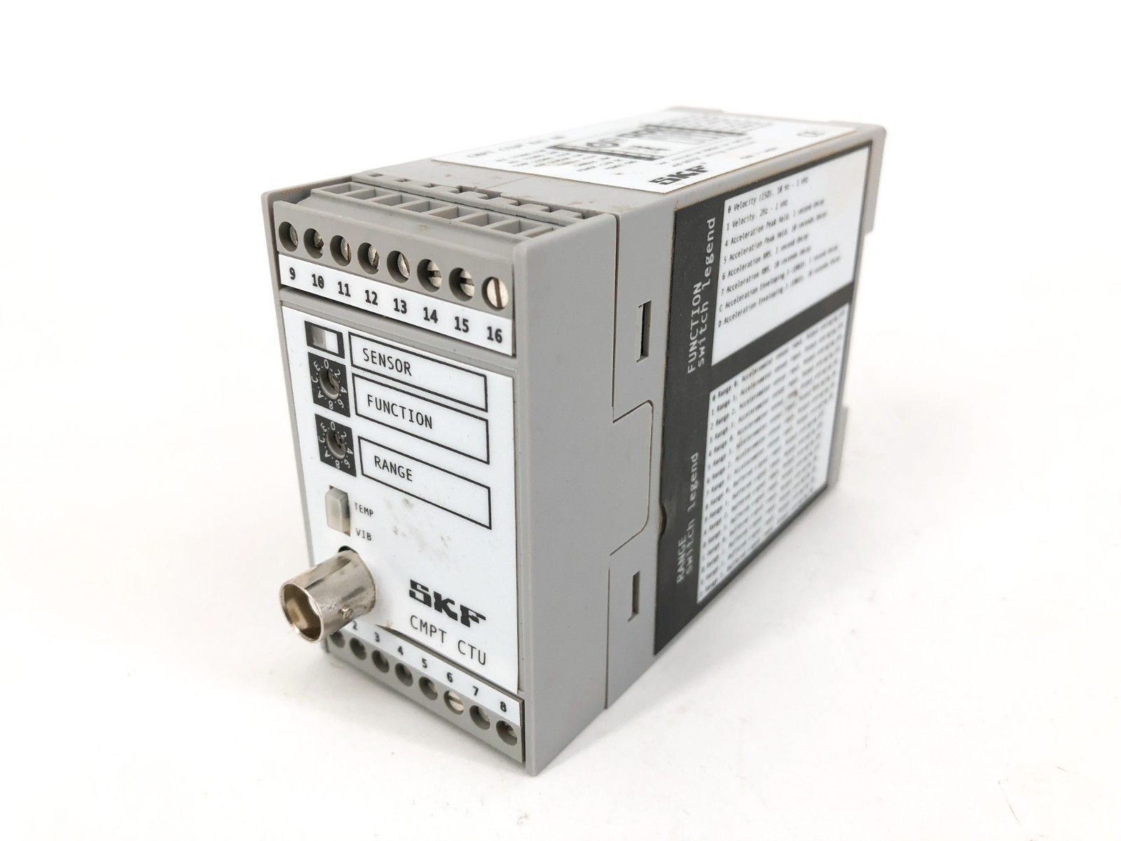 New SKF CMPT CTU Vibration and Temperature Transmitter Module - No Box