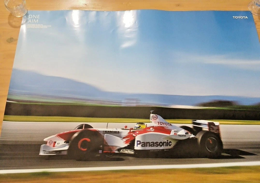 Toyota Formula 1 Racing Fan Posters for sale | eBay