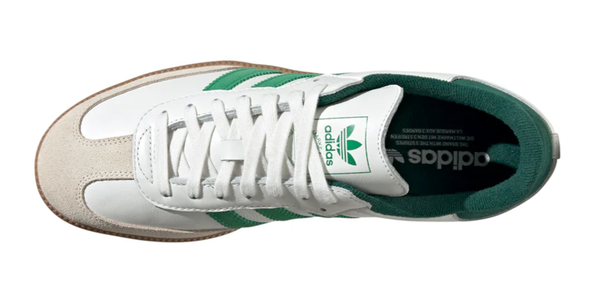 Adidas Samba OG White Collegiate Green JI3202 Men's Sneakers | eBay