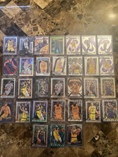 Los Angeles Lakers 31 Card Lot No Dupes Topps Chrome Prizm Mosaic Optic