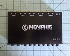 Memphis EQL7 Car Audio Equalizer Signal Processor w/ Sub Level  Fader, Black