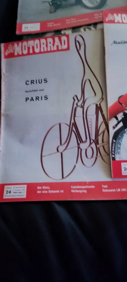 17x  Das Motorrad Zeitschrift   1958 Vintage Zündapp Kreidler Moped 50er  - Bild 4 von 4