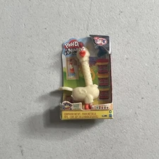 Zuru Toy Mini Brands Play-Doh Animal Crew Cluck-a-Dee Feather Fun Chicken