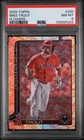 2025 Topps Flowers Mike Trout #200 50/50 PSA 8