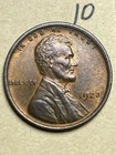 1923 (P) LINCOLN WHEAT CENT, Nice "AU" Almost Uncirculated condition coin, #10