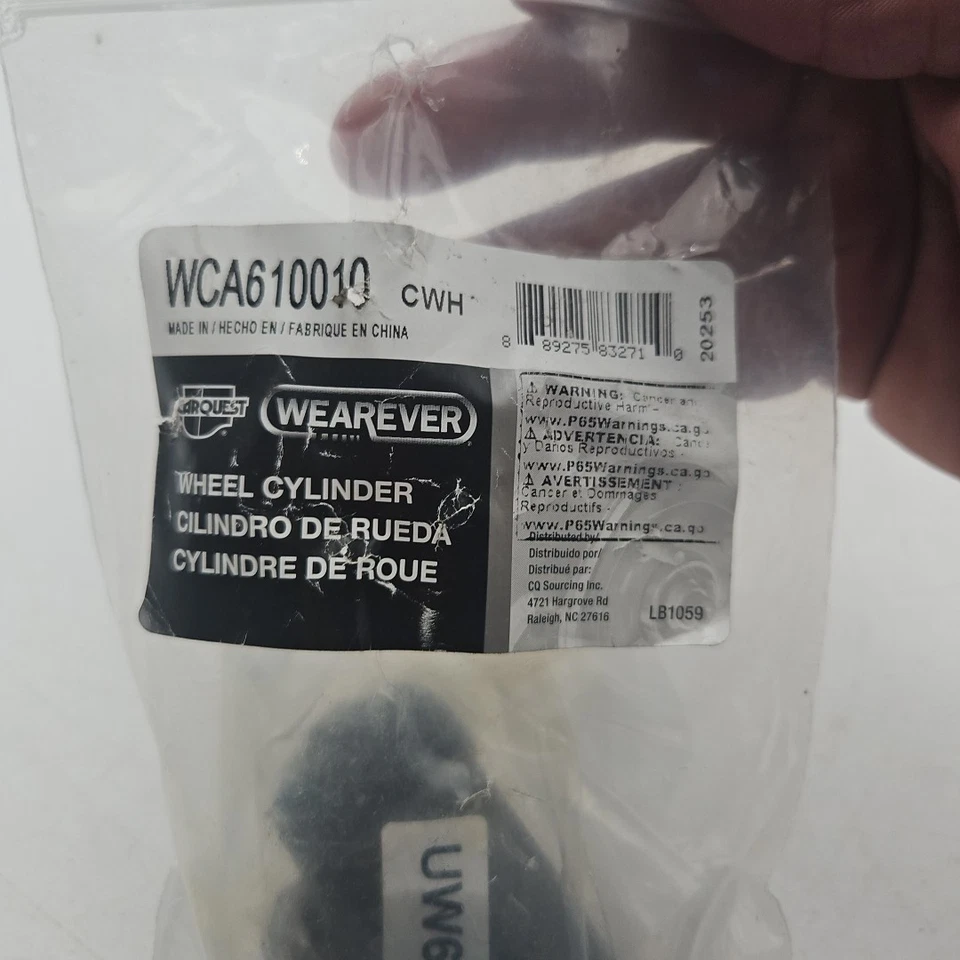 Cilindro de rueda de freno de tambor Carquest Wearever Wca610010 Foto 4 de 4