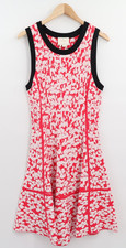 Kate Spade Women's Floral Jacquard Knit Dress In Dive Right In Geranium Sz L NEW