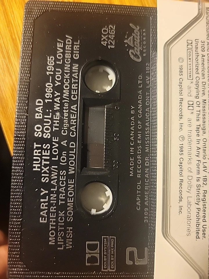 Early sixties soul   1960-1965    hurt so bad     cassette - Image 3 of 3