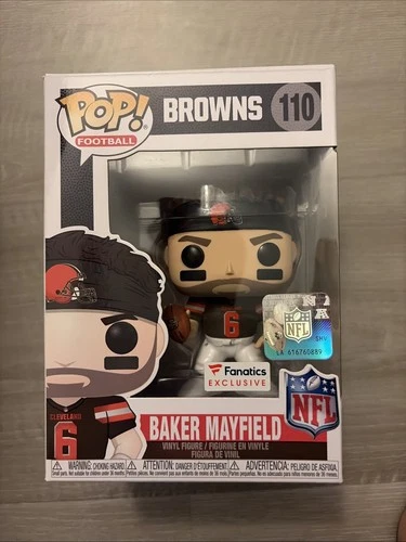 FUNKO POP! FOOTBALL BAKER MAYFIELD CLEVELAND BROWNS NFL DRAFT VINYL FIGURE - NEW