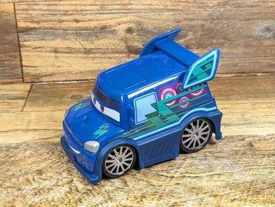 Disney Pixar Cars Track Talkers DJ - Mattel 2020 Blue Tested