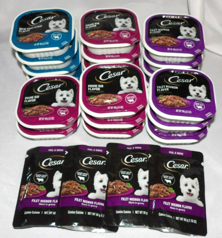 Beef Flavors Lot Of 24 Filet Mignon Ny Strip Prime Rib New