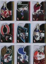 2001 PACIFIC ATOMIC GOLD FOOTBALL INSERT LOT OF 11 /116