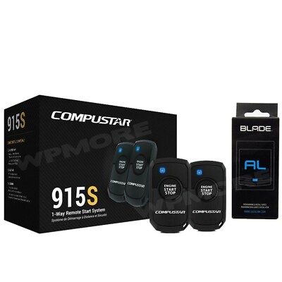 Compustar CS915-S 1500-FT Remote Starter Keyless Entry + BLADE AL Bypass CS925-S