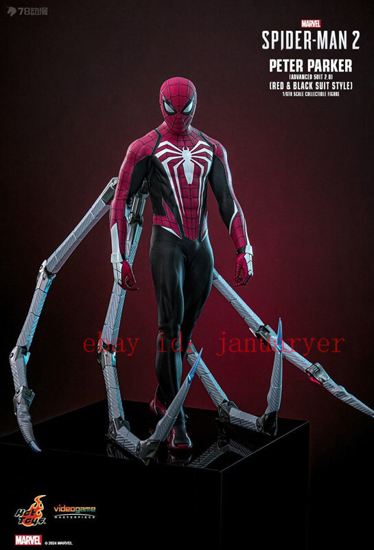 Hot Toys Vgm66 1/6 Peter Parker(Advanced Suit 2.0 Red
