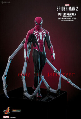 ホットトイズ 1/6 ピーター・パーカー スパイダーマン VGM66 Hot Toys Vgm66 1/6 Peter Parker(Advanced Suit 2.0 Red