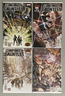  MCU Key Comics Infinity Gauntlet #1 2 3 4 (2015) NM+(9.2-9.6) 1st Bakian
