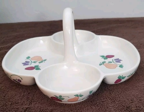 Princess House Orchard Medley Handled Serving Tray #239 New, No Box - Picture 5 of 11