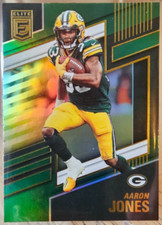 2022 Donruss Elite Football Green Parallel #23 Aaron Jones Green Bay Packers