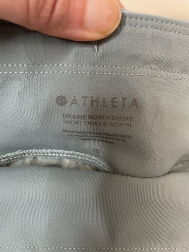 Athleta Trekkie North printed shorts in Ethereal Bloom, Magnolia White Size 10 - Picture 4 of 8