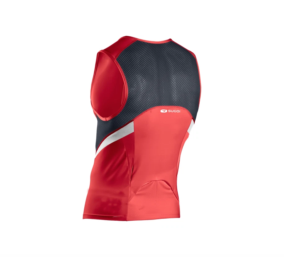 Sugoi Men's RPM  Tri / Triathlon Tank - XL - Red - Image 2 of 4