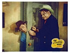One Exciting Week Lobby Card Shemp Howard Al Pearce 1946 Old Movie Photo