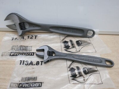 Facom 113A 8t 8'' & 12t 12'' VERSTELLBARER SCHRAUBENSCHLÜSSEL