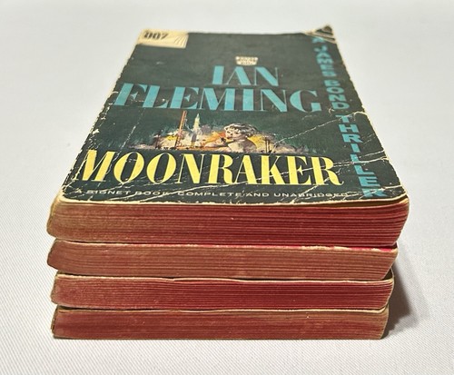 Lot of 4 VTG James Bond Vintage Ian Flemming Paperbacks From The 1950s And 60s - Picture 4 of 16