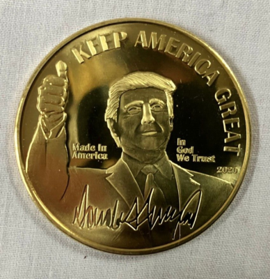 Keep America Great Donald Trump 2020 Gold Coin | eBay